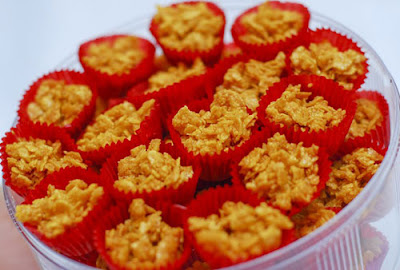 Resepi Biskut Cornflakes Madu**