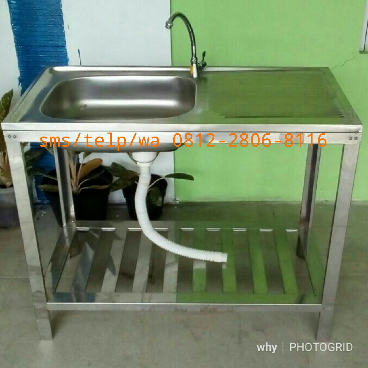  BAK  CUCI  PIRING  KITCHEN SINK STAINLESS STEEL METALCO 