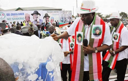 Photos: GEJ Commissions Jonathan Bye-Pass in Cross River