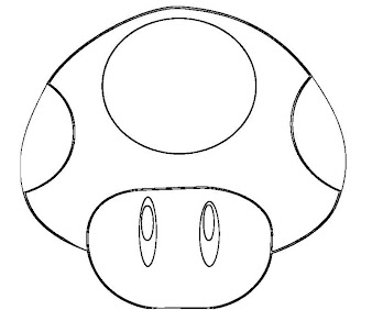 #9 Toad Coloring Page