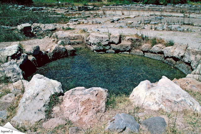 ミノア文明・ザクロス宮殿遺跡・水溜プール Water Pool?, Zakros Palace／©legend ej