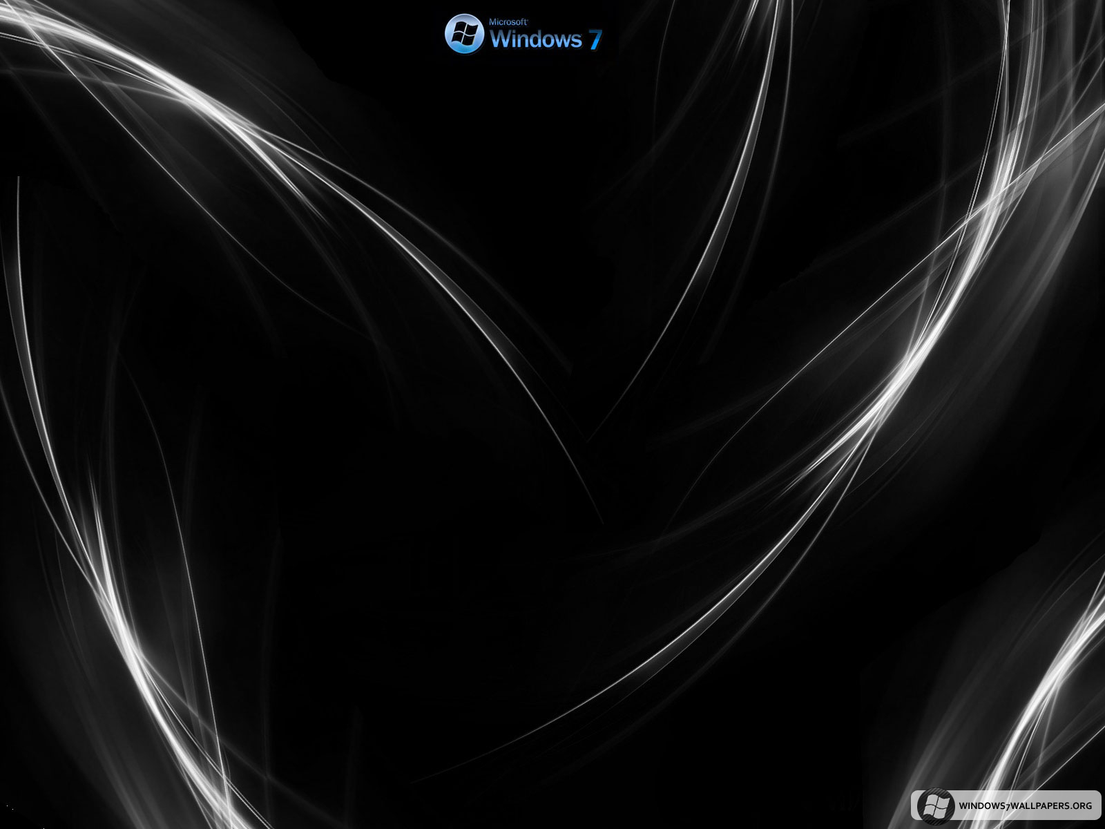 black windows 7 wallpaper 