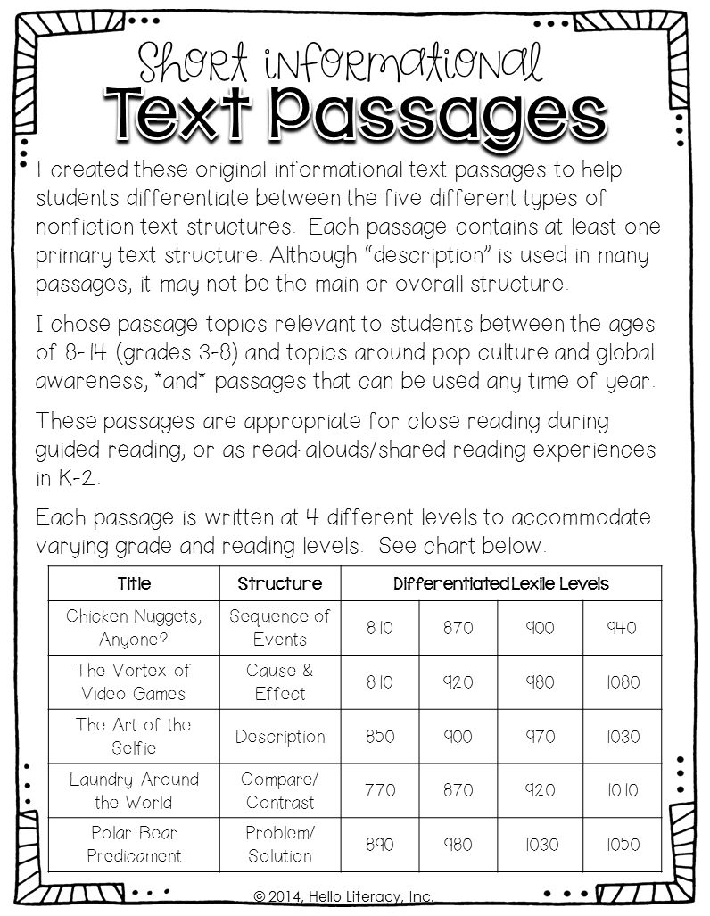 Printables. Identifying Text Structure Worksheets. Gozoneguide  multiplication, education, grade worksheets, and learning Nonfiction Text Worksheets 1027 x 796