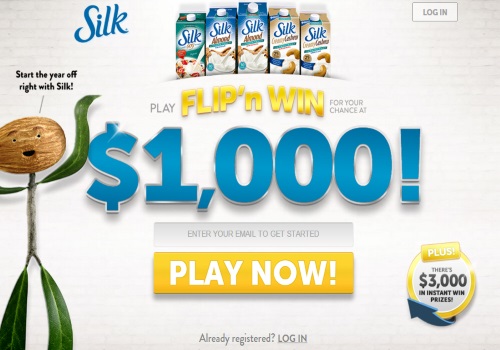 Silk Play Flip N Win $1000 Contest