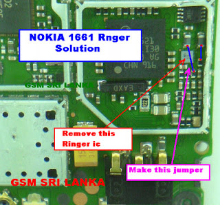 NOKIA 1661 RINGER IC JUMPER BlackBerry software repair