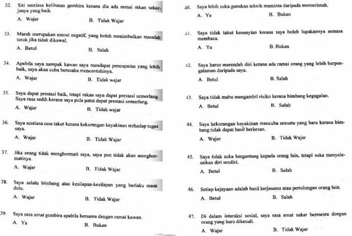 Contoh Soalan Psikometrik Pembantu Setiausaha Pejabat N19 The Silent Cries