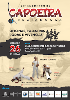 Domingo tem 30º Encontro de Capoeira Regiangola em Teresópolis
