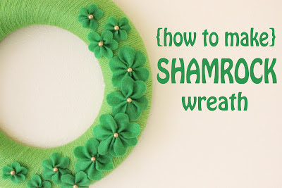  http://makebakecelebrate.blogspot.com.es/2012/02/how-to-make-shankrock-wreath.html 