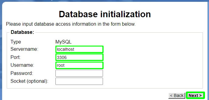 ez publish installation database initialization