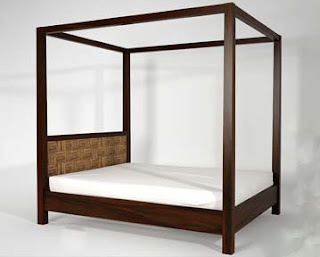 Antique Bed From Natural Handicraft With Style Minimalist
