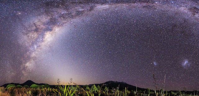 Milky Way Central Plateau mountains