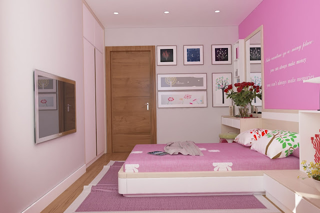Thiết kế nội thất phòng ngủ cho bé gái 05
