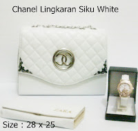 Chanel Lingkaran Siku White