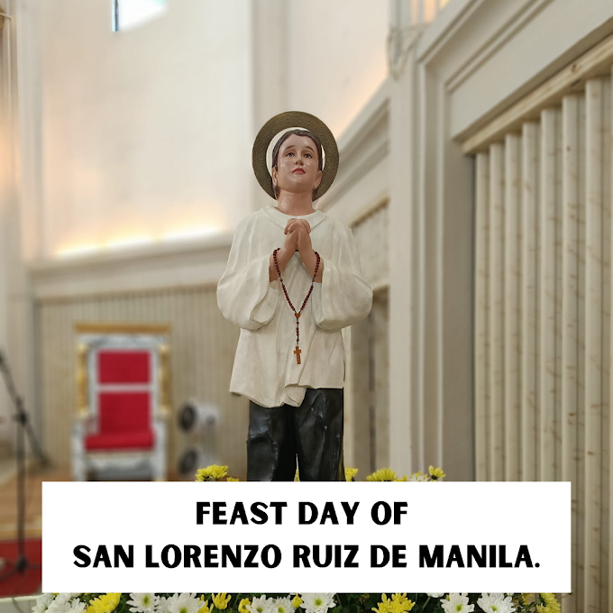 Feast Day of St. Lorenzo Ruiz de Manila - Prayer 