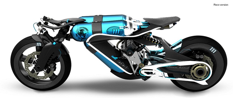 Saline Bird Concept the Motorbike of Future