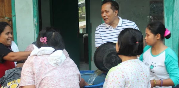 Kekeringan Di Sragen, Partai Gerindra Sumbang Air Bersih