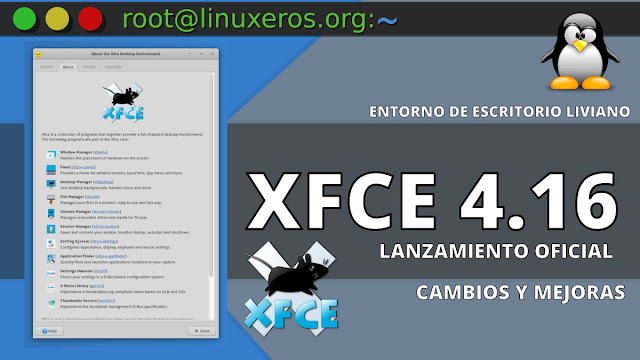 XFCE 4.16 lanzado oficialmente, esto es lo nuevo