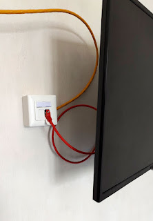 A networking point installed