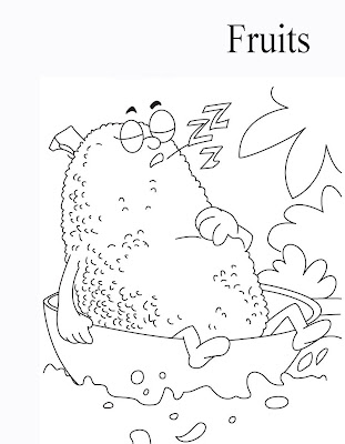 Free Jackfruit Coloring Pages Pictures