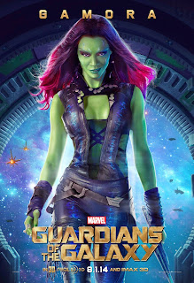 Gamora poster for Guardians of the Galaxy