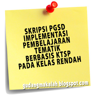 contoh skripsi pgsd