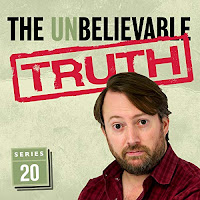  The Unbelievable Truth audiobook cover featuring David Mitchell