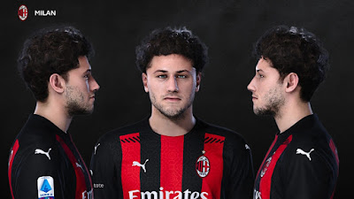 PES 2021 Faces Davide Calabria by Prince Hamiz