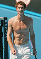 Andy Murray shirtless