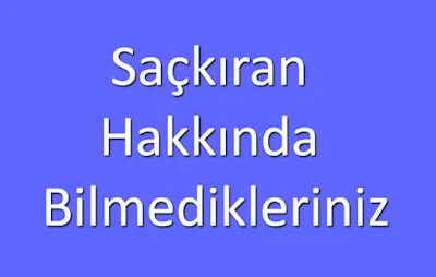 Saçkıran neden olur - saçkıran nasıl geçer?