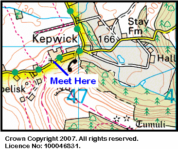 Map of Kepwick Church area.