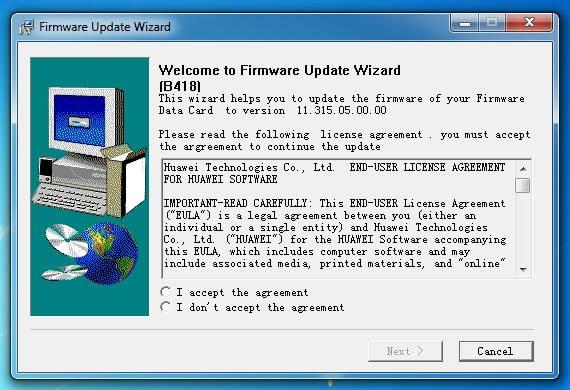Download Huawei E169 Firmware Update