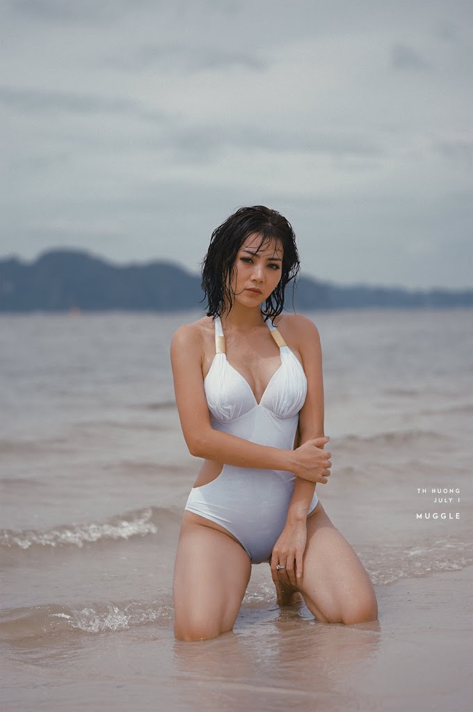 Beauty Vietnamese Girl Nguyễn Thanh Hương On The Beach Part 2