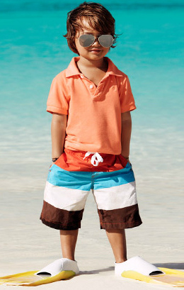 moda baño niños verano 2011 H&M