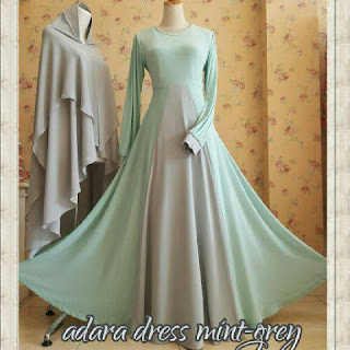AdaRa DrESs by AIDHA MINT GREY
