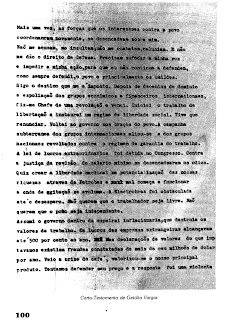 Olho Histórico: A Carta Testamento de Getúlio Vargas