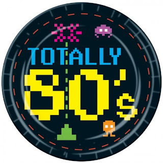 Totally 80's Paper Party Plate