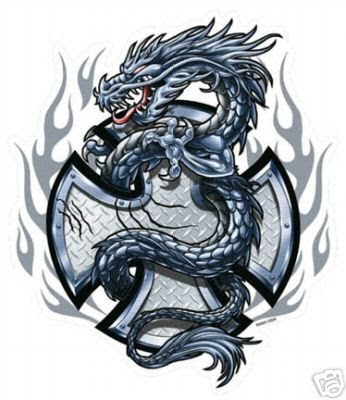 Cross Dragon Tattoo Pictures