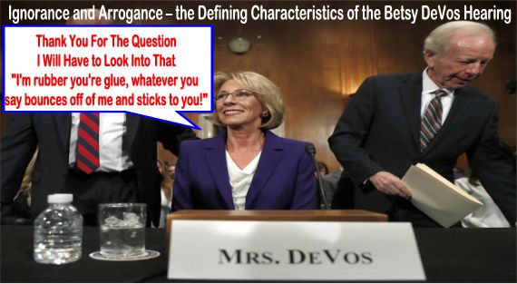 Image result for Betsy DeVosâ€™ ignorance