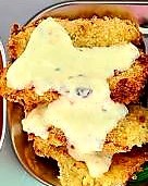 Fish cutlet and tartar sauce