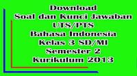 download soal uts bahasa indonesia kelas 3 semester 2 kurikulum 2013 dan kunci jawaban