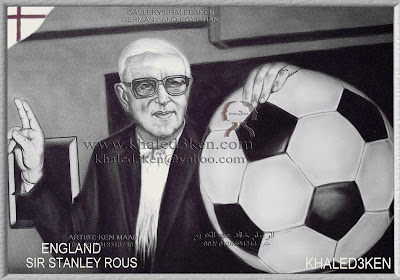 STARS ENGLAND SIR STANLEY ROUS FIFA PRESIDENT Portrait Drawing Soccer Football Khaled3Ken Gallery