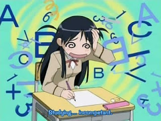Anime Girl Studying