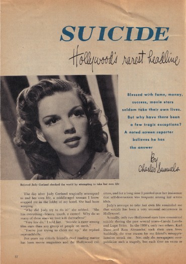 Judy Garland Death