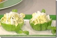 Zucchine ripiene di tagliolini