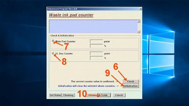 Cara Reset Epson T13