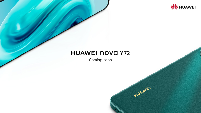 The HUAWEI nova Y72 teaser