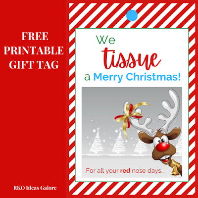 We TISSUE a Merry Christmas Gift Tag