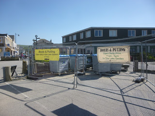 Putting course at the Boating Lake in Perranporth, Cornwall