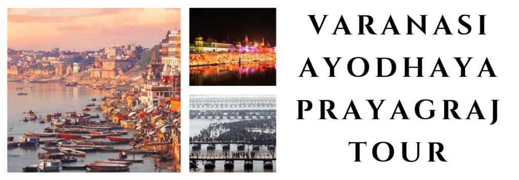 Explore Varanasi's spirituality, Ayodhya's heritage, Prayagraj's confluence, Lucknow's culture, and Chhappaiya's tranquility in Uttar Pradesh., Varanasi: Known as the spiritual heart of India, Varanasi is a city that resonates with centuries of tradition and culture. Explore the ghats along the sacred Ganges River, attend mesmerizing Ganga Aarti ceremonies, visit ancient temples, and immerse yourself in the spiritual atmosphere of this city.  Ayodhya: Ayodhya is the legendary birthplace of Lord Rama and a place of great religious significance for Hindus. Visit the Ram Janmabhoomi, a site that has been at the center of a historical and religious debate, and explore other temples and monuments that reflect the epic tale of the Ramayana.  Prayagraj (Allahabad): Prayagraj is where the sacred rivers Ganges, Yamuna, and the mythical Saraswati converge. It is home to the Kumbh Mela, the world's largest religious gathering. Don't miss the holy Triveni Sangam, the historic Akbar Fort, and the vibrant cultural scene.  Lucknow: Lucknow, the capital of Uttar Pradesh, is renowned for its cultural heritage, including Awadhi cuisine, Chikankari embroidery, and historical architecture. Visit Bara Imambara, Chota Imambara, Rumi Darwaza, and indulge in delectable kebabs and biryanis.