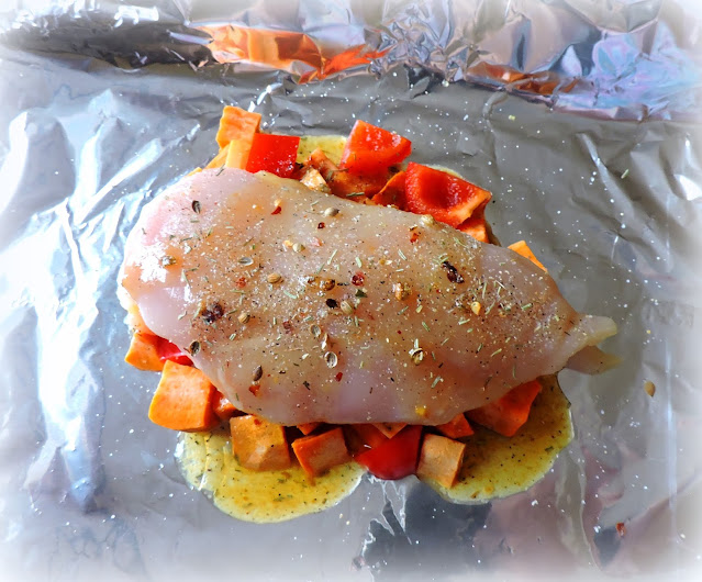 Grilled Chicken Foil Packs